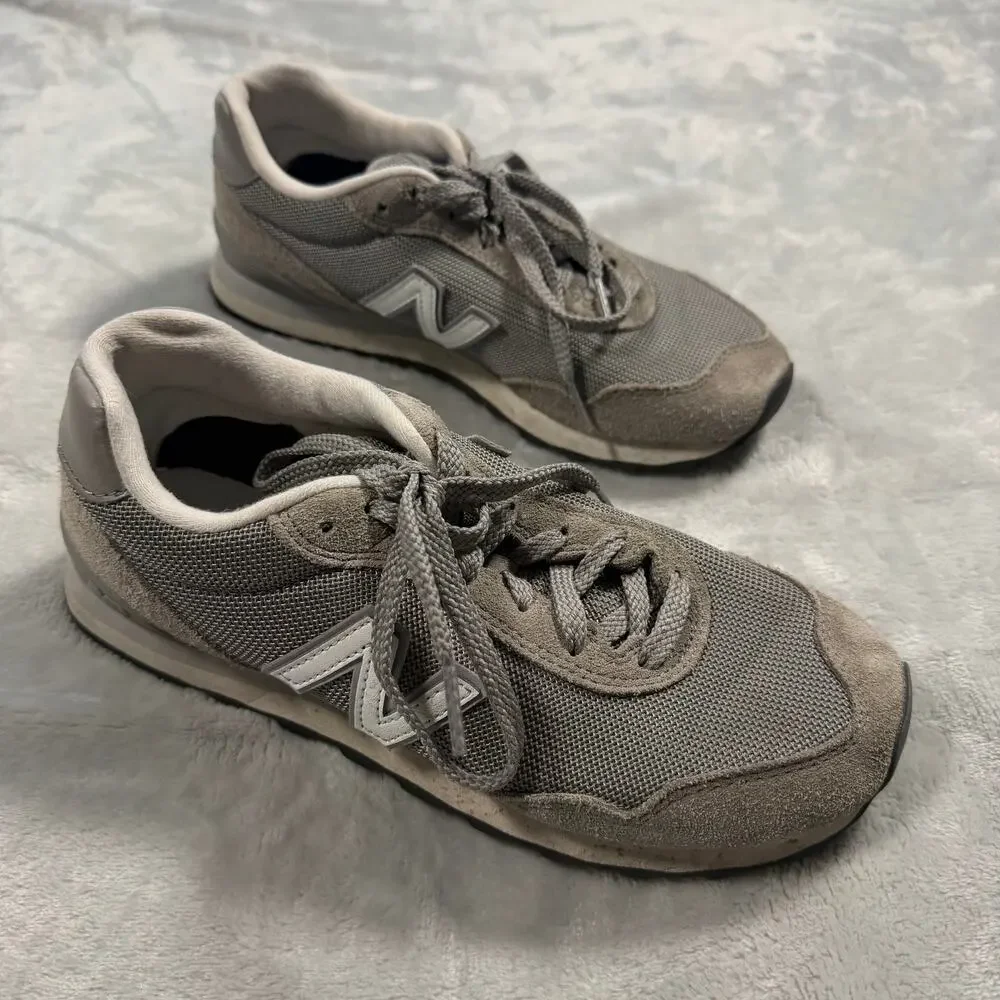 New Balance 515 Women’s Size 7 Gray Suede Mesh Lifestyle Sneakers WL515GR3